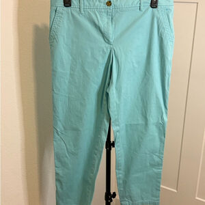 Talbots Blue Casual Ankle Pants Women’s Size 14 Petite Preppy Classic